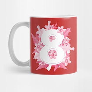 Happy Woman day design ART #2 Mug